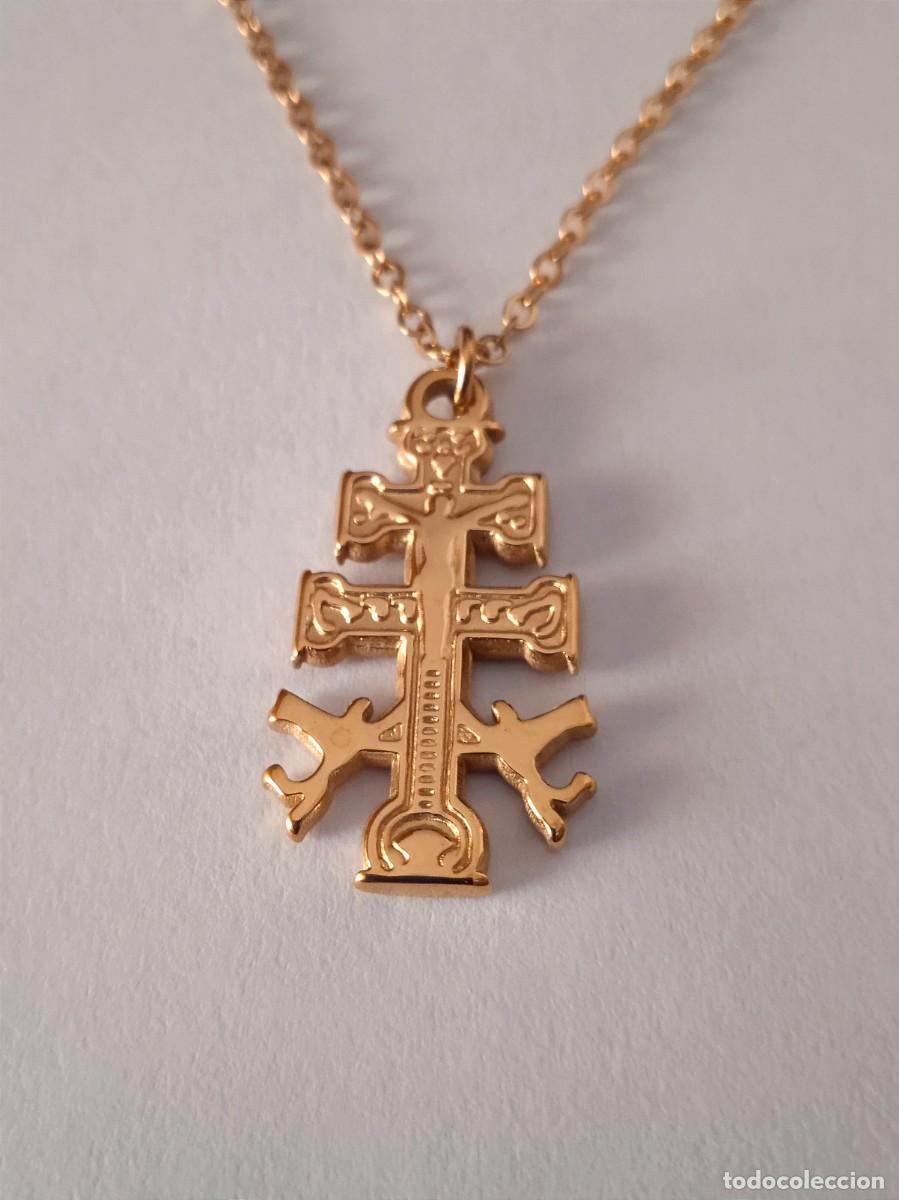 Joyeria: COLGANTE Y CADENA CRUZ CARAVACA .