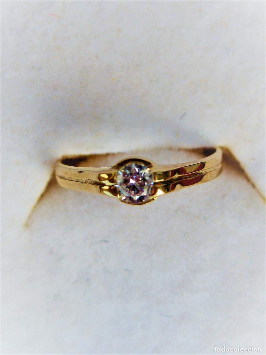 Joyeria: ANILLO INFANTIL DE ORO DE 18 KLTS. CON CIRCONITA - SIN ESTRENAR