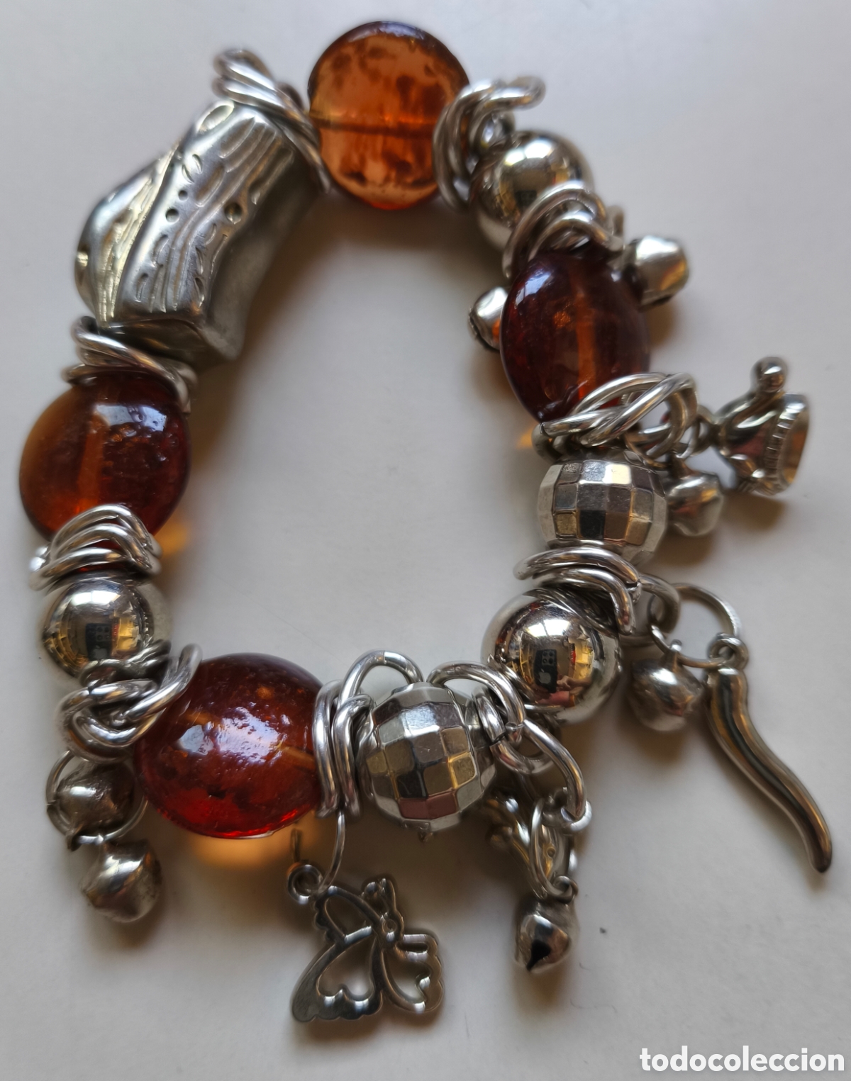 Joyeria: BONITA PULSERA CON CUENTAS DE CRISTAL DE MURANO.
