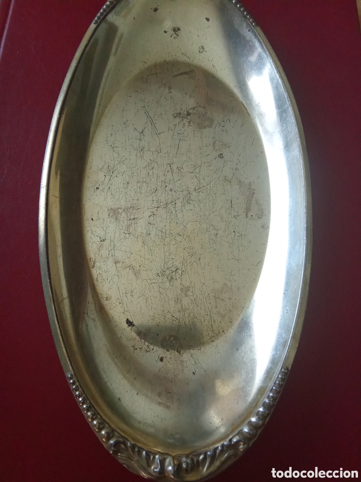 Joyeria: Bandeja met&aacute;lica con ba&ntilde;o de plata ,JMJ
