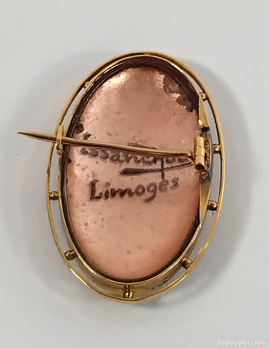 Joyeria: Broche oro 18 kt con esmalte. Limoges - Foto 7