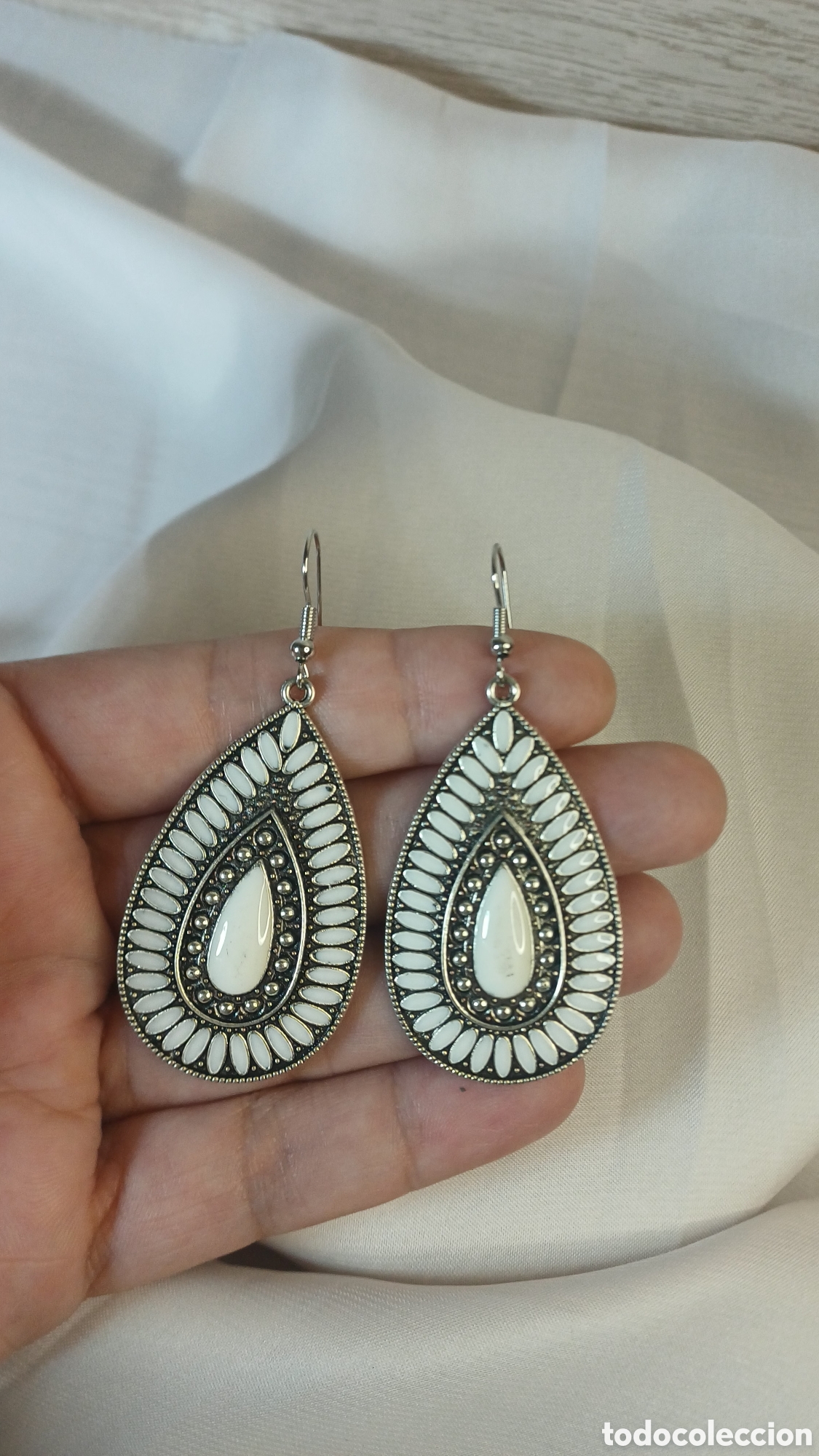 Joyeria: PENDIENTES VINTAGE BOHO Y NACAR - Foto 4