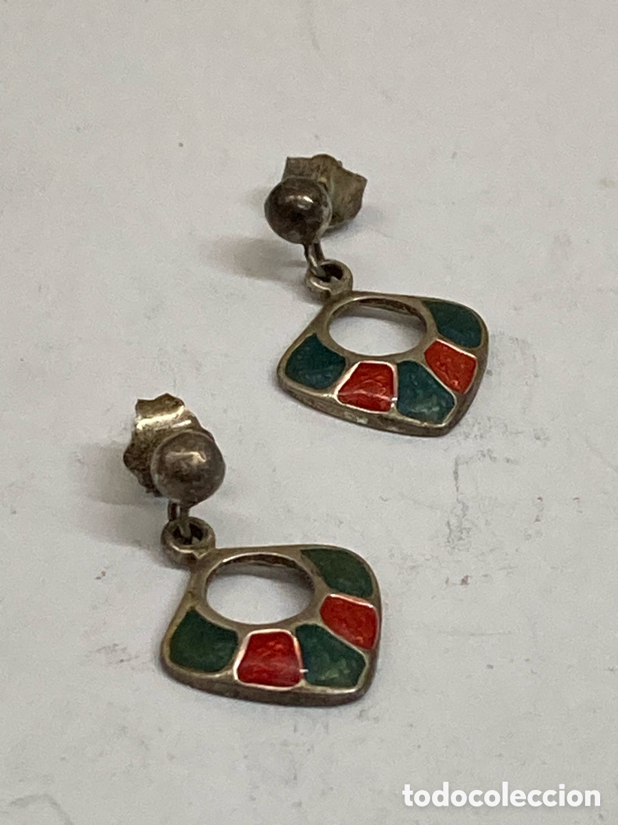 Joyeria: Pendientes de plata P496