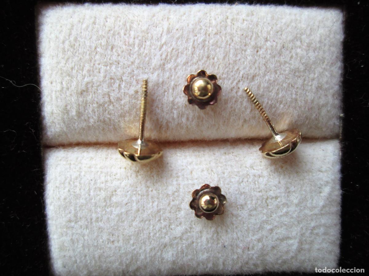 Joyeria: PENDIENTES DE ORO DE 18 KLTS. - CIERRE DE ROSCA - SIN ESTRENAR - Foto 3
