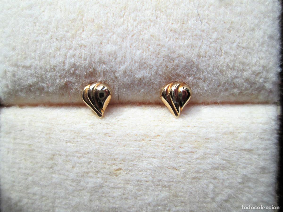 Jewelry: PENDIENTES DE ORO DE 18 KLTS. - CIERRE ROSCA - SIN ESTRENAR