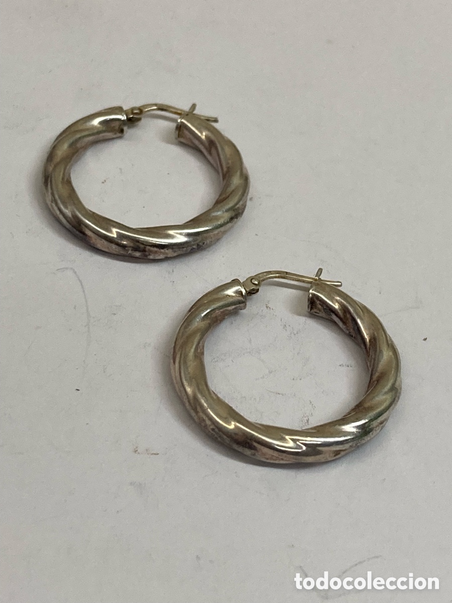 Joyeria: Pendientes de plata P496