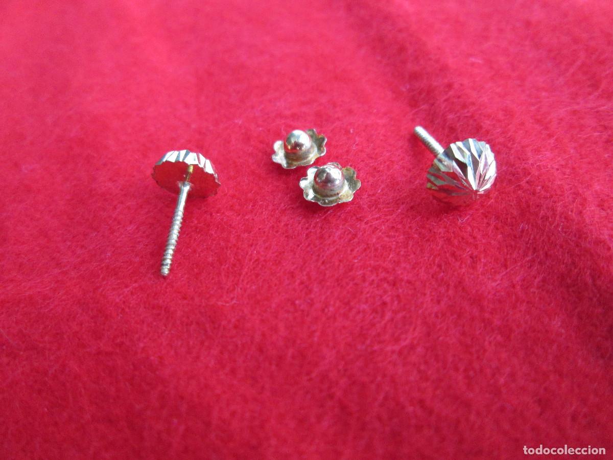 Joyeria: PENDIENTES DE ORO DE 18 KLTS. - CIERRE DE ROSCA - SIN ESTRENAR - Foto 7