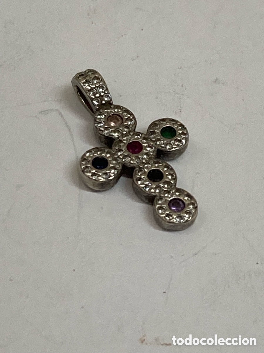 Joyeria: Cruz de plata religiosa C623