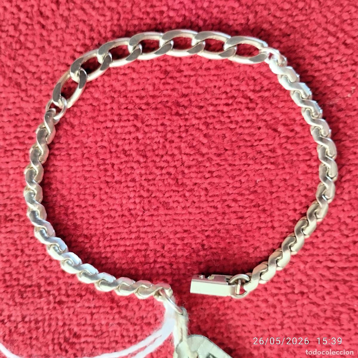 Joaillerie: BONITA PULSERA DE PLATA CON DOS TIPOS DIFERENTES DE ESLABONES &ndash; SIN ESTRENAR