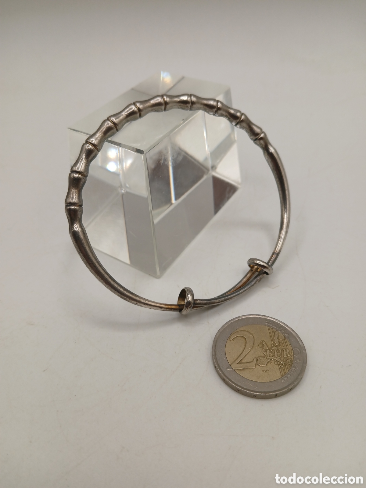 Joyeria: Pulsera ajustable metal plateado - Foto 3