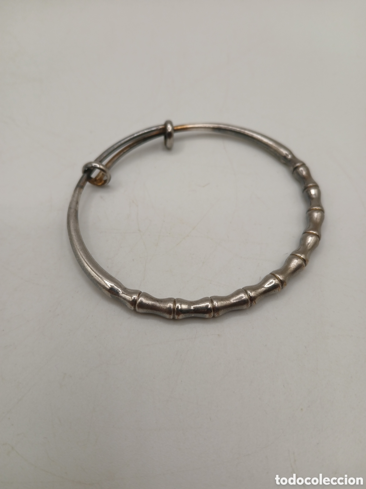 Joyeria: Pulsera ajustable metal plateado - Foto 1