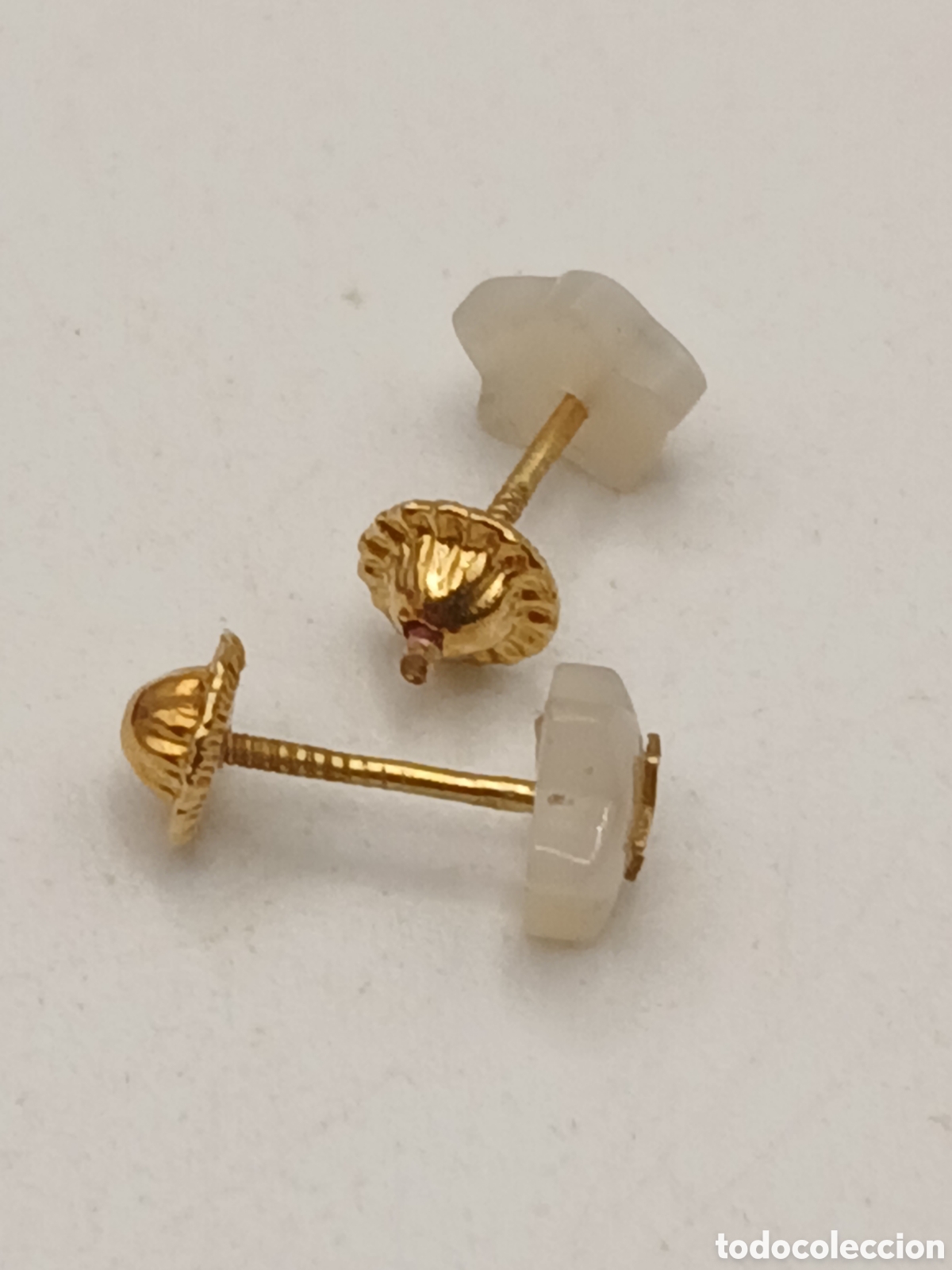 Joyeria: Pendientes oro 18quilates y resina - Foto 3