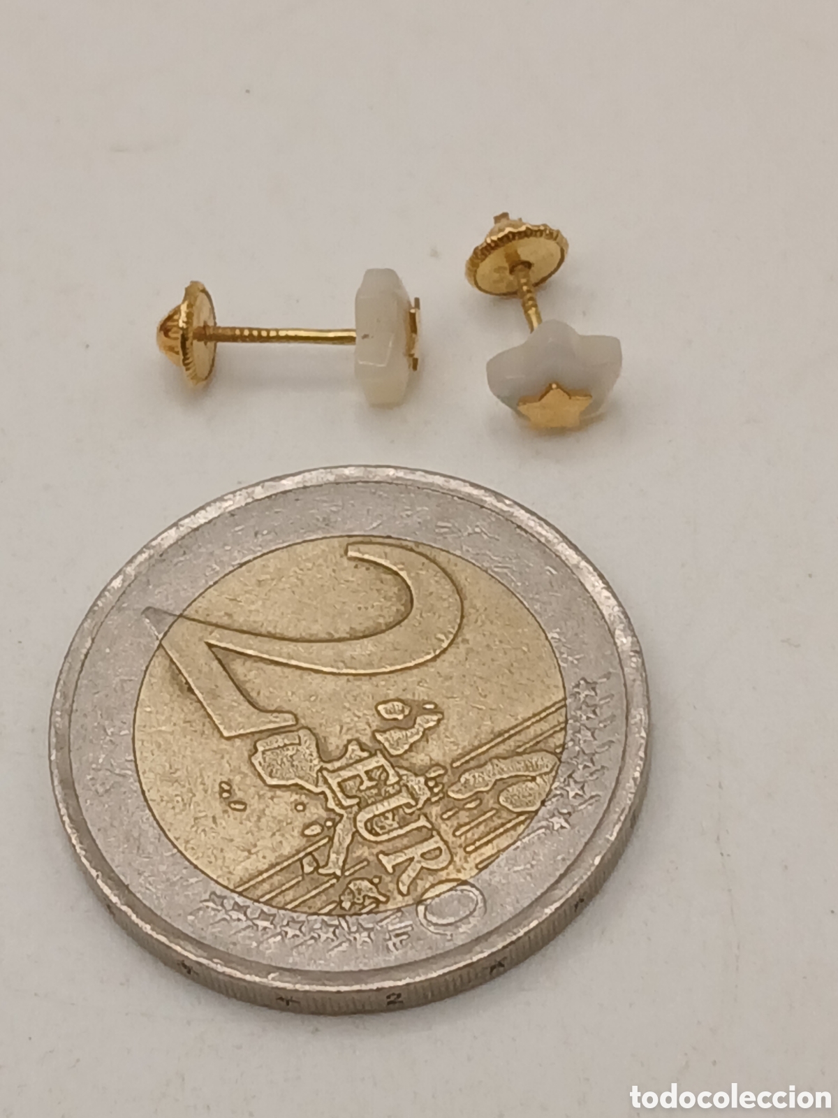 Joyeria: Pendientes oro 18quilates y resina - Foto 4