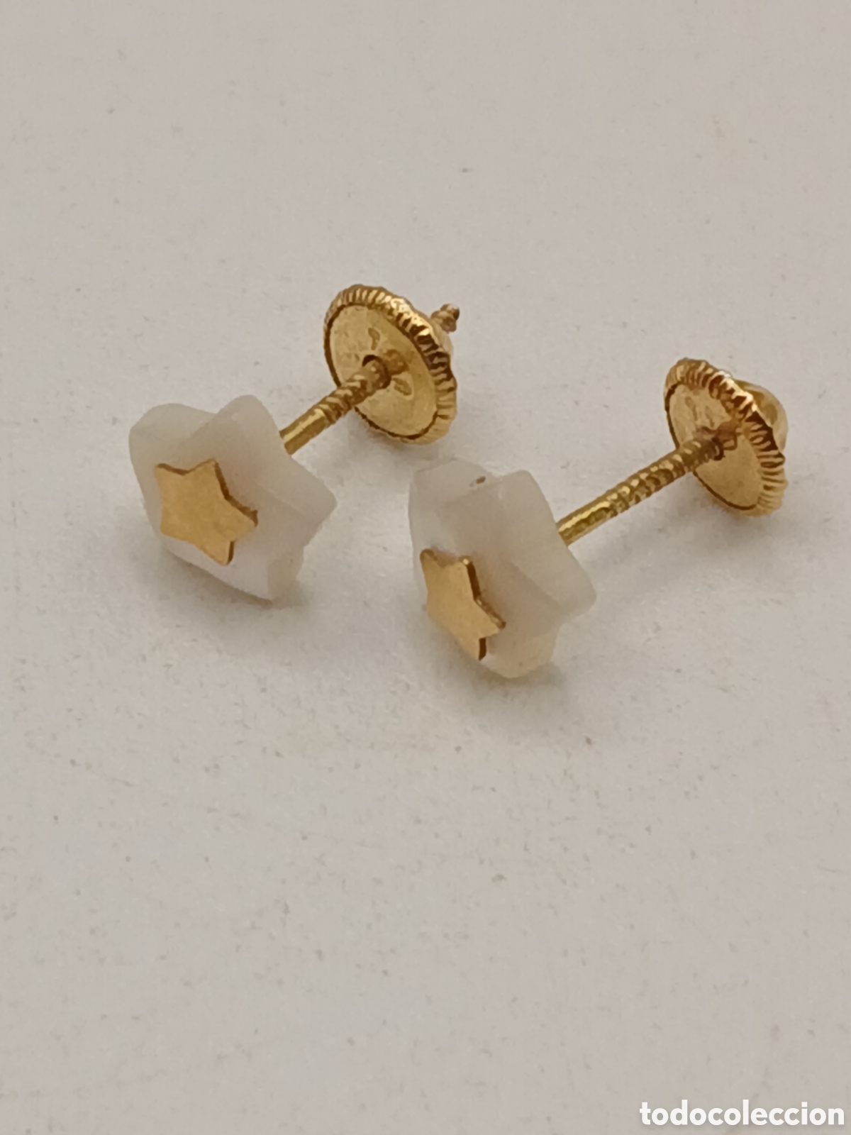 Joyeria: Pendientes oro 18quilates y resina - Foto 1