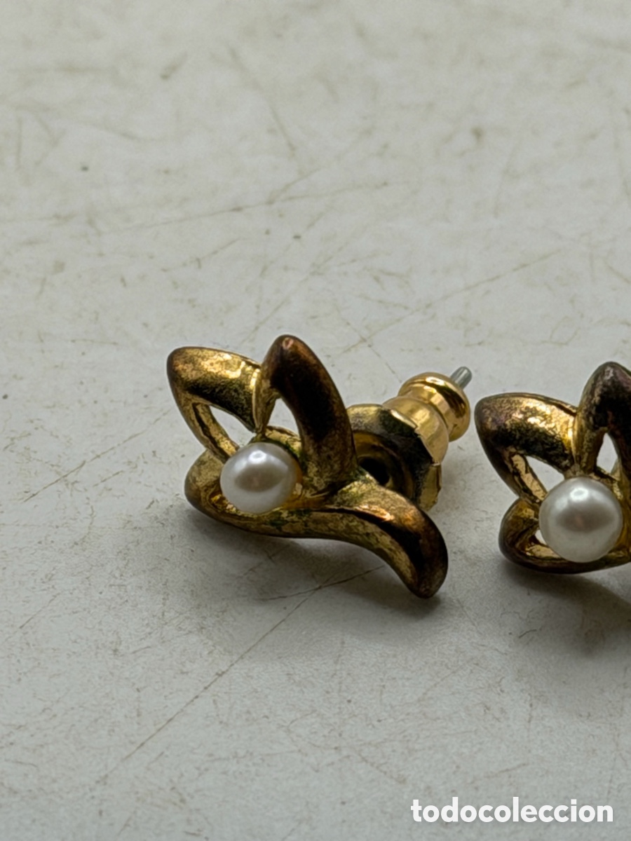 Joyeria: Pendientes Dorados Vintage - Foto 4