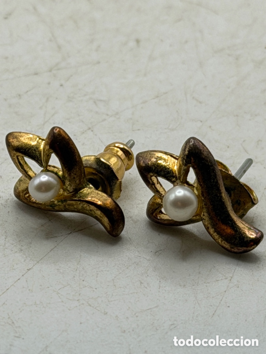 Joyeria: Pendientes Dorados Vintage - Foto 5