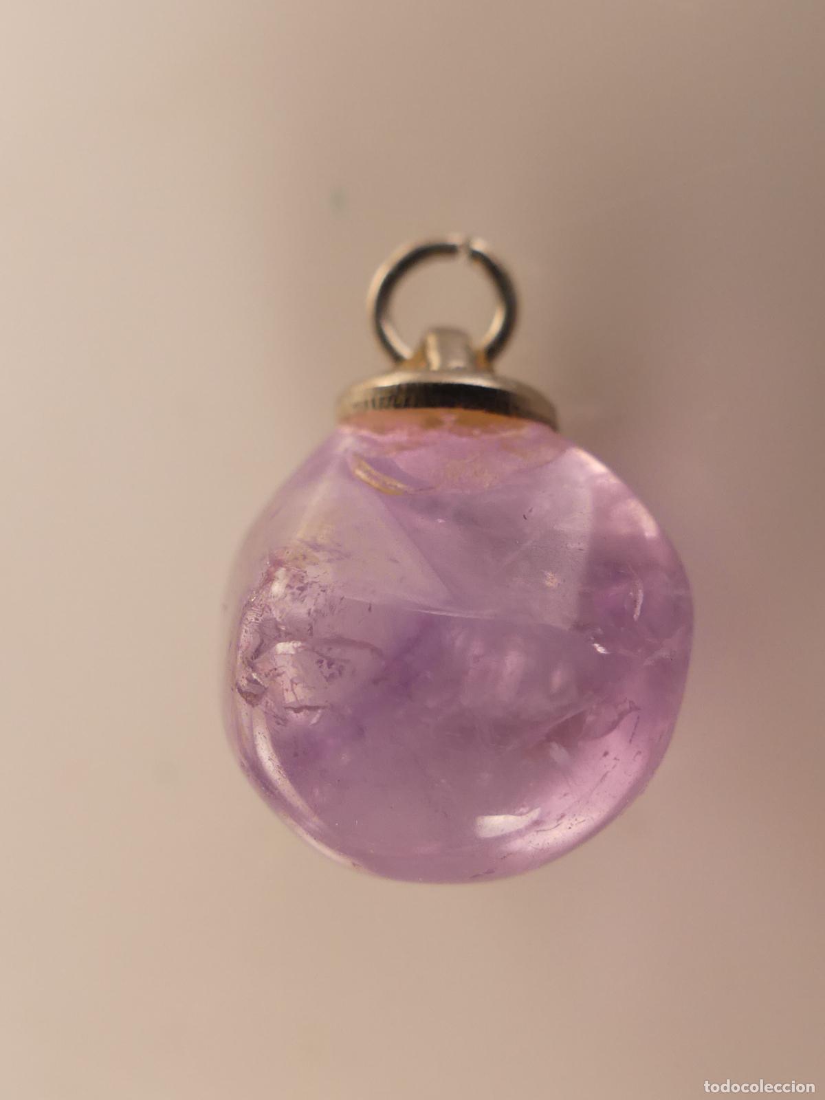 Jewelry: Colgante Gota Color Morado