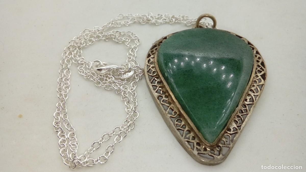 Jewelry: COLGANTE PLATA CON PIEDRA SEMIPRECIOSA
