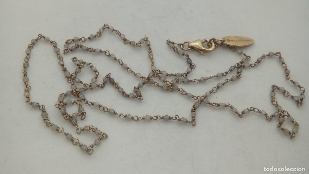 Jewelry: GARGANTILLA PLATA DORADA CON PEDRERIA