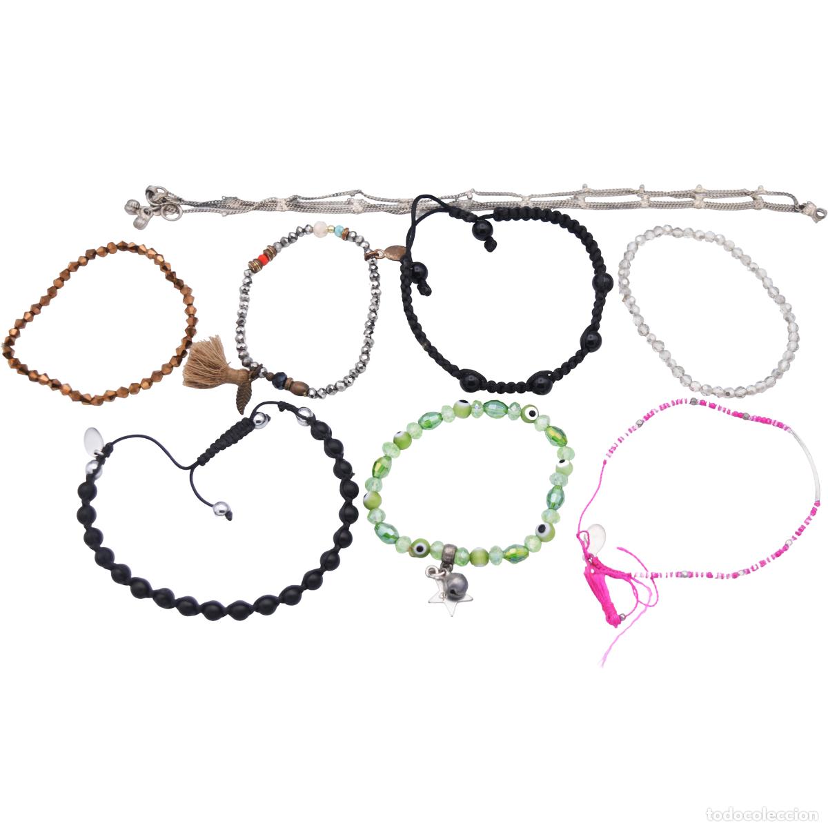 Joyeria: Pulseras, conjunto de 8 de distintos materiales - Foto 1