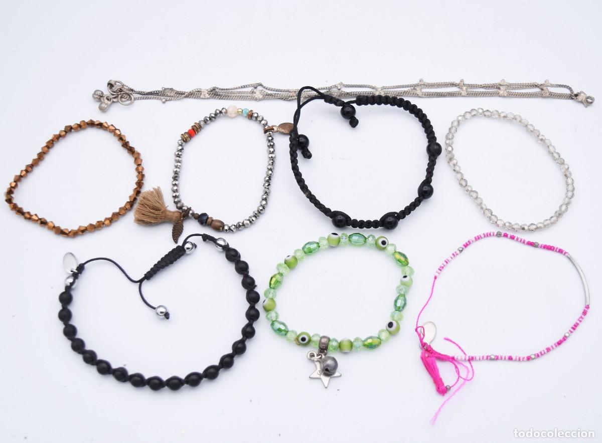 Joyeria: Pulseras, conjunto de 8 de distintos materiales - Foto 2