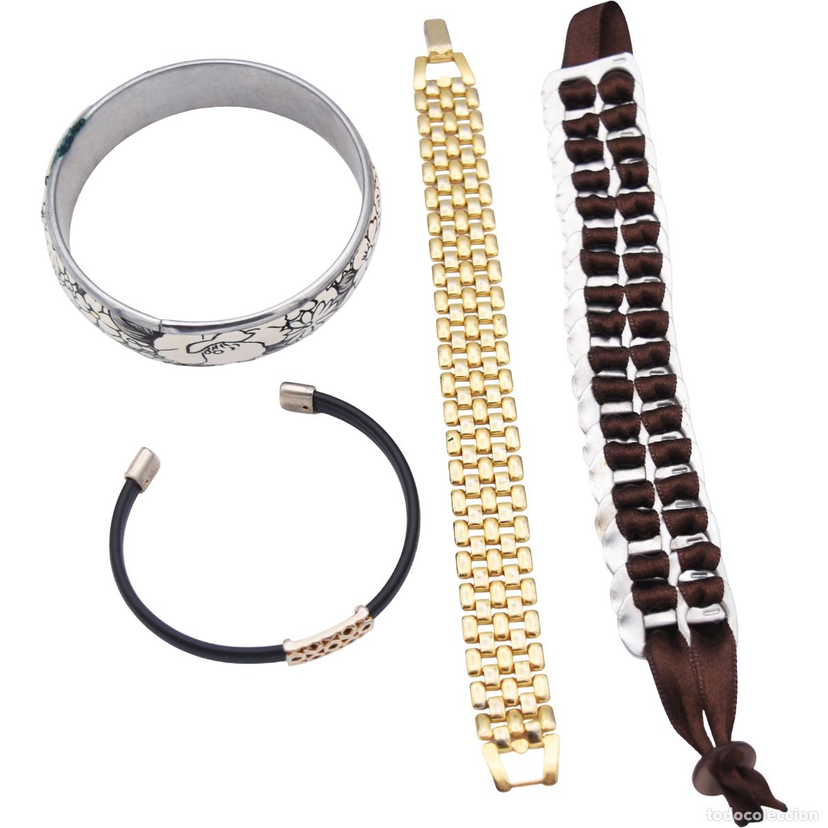 Joyeria: Pulseras, conjunto de 4 de distintos materiales - Foto 1