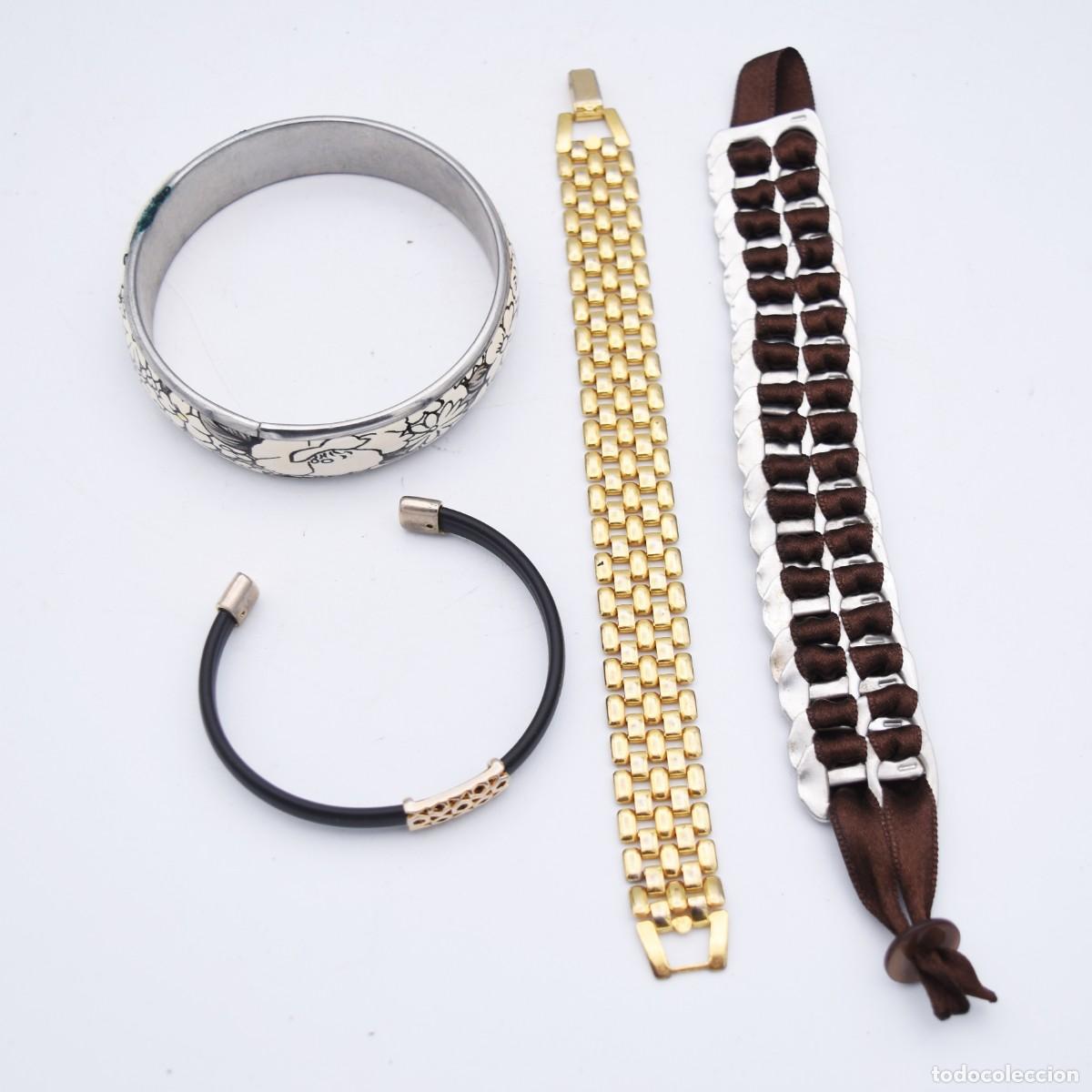 Joyeria: Pulseras, conjunto de 4 de distintos materiales - Foto 2