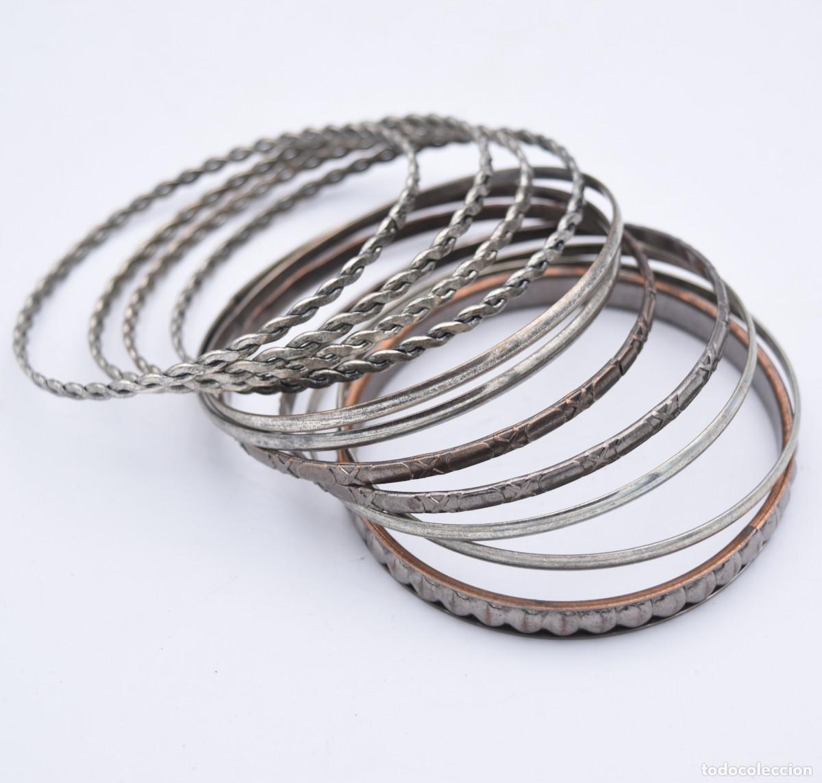 Joyeria: Pulseras, conjunto de 11 aros - Foto 2