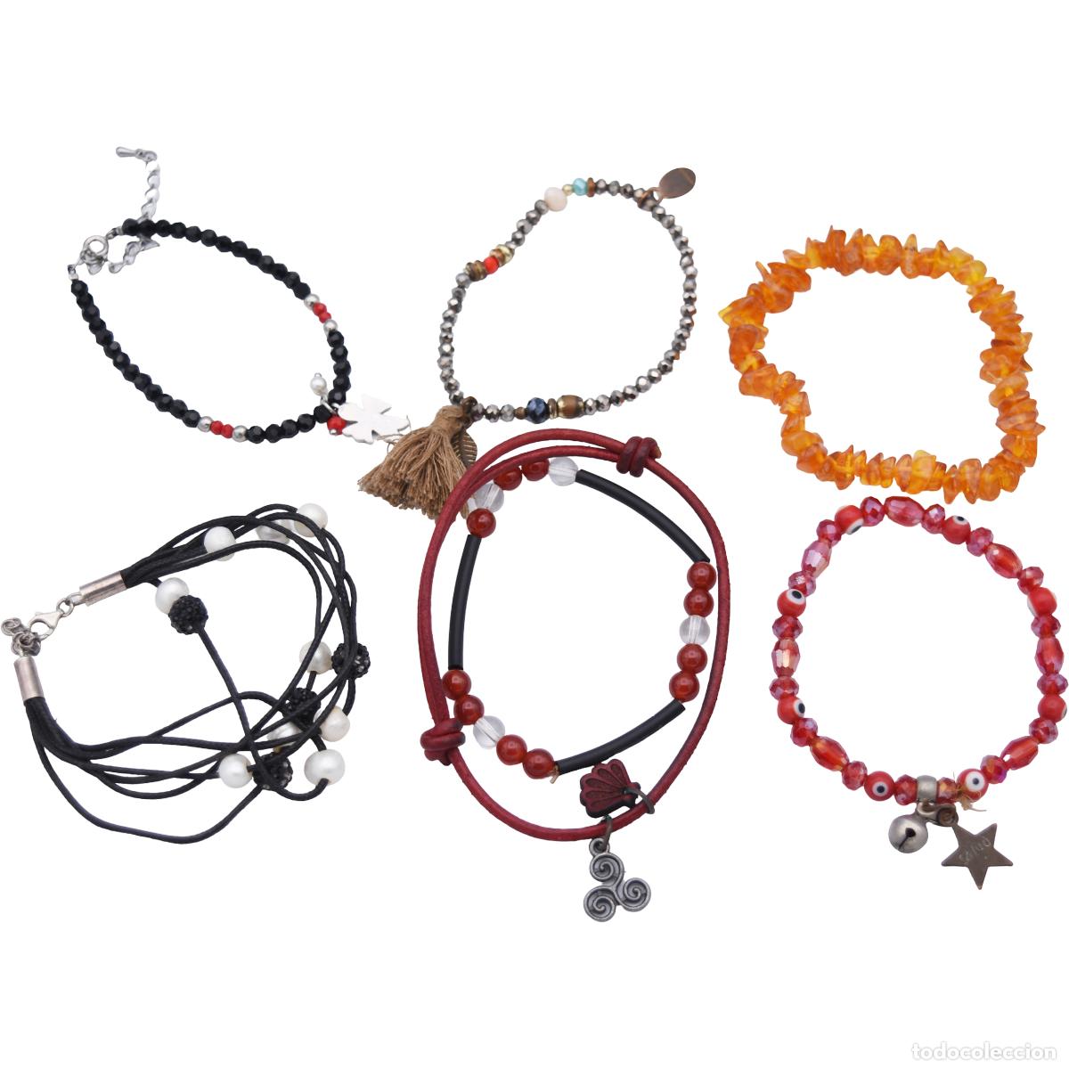 Joyeria: Pulseras, conjunto de 7 de distintos materiales - Foto 1