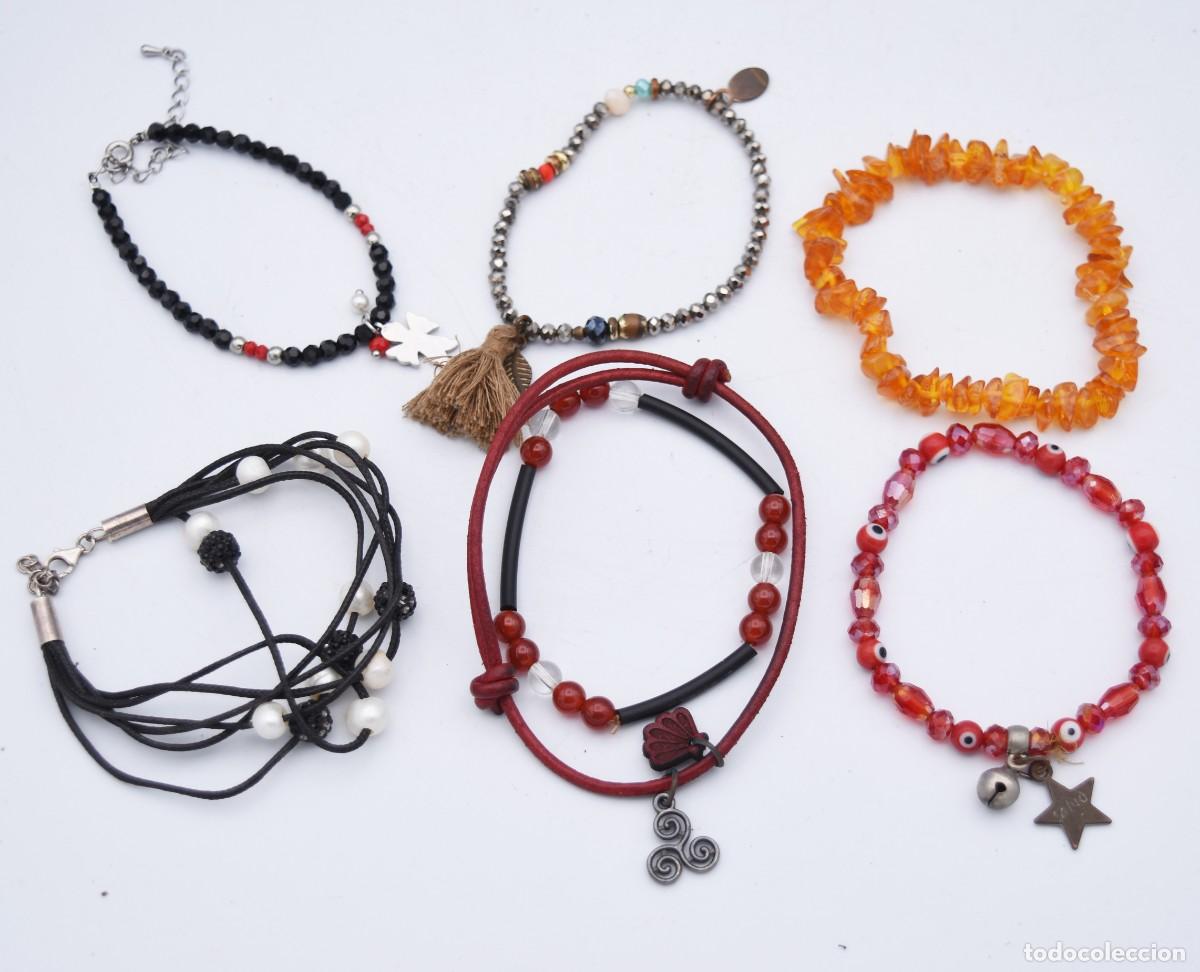 Joyeria: Pulseras, conjunto de 7 de distintos materiales - Foto 2