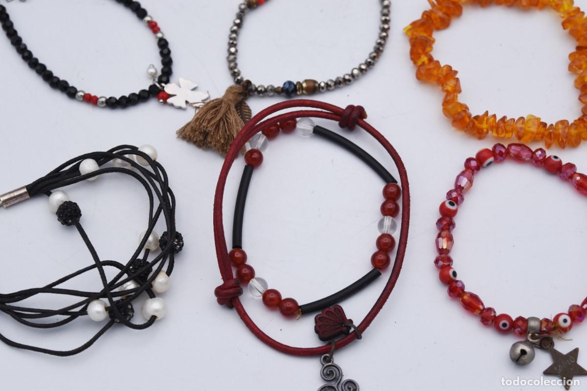Joyeria: Pulseras, conjunto de 7 de distintos materiales - Foto 3