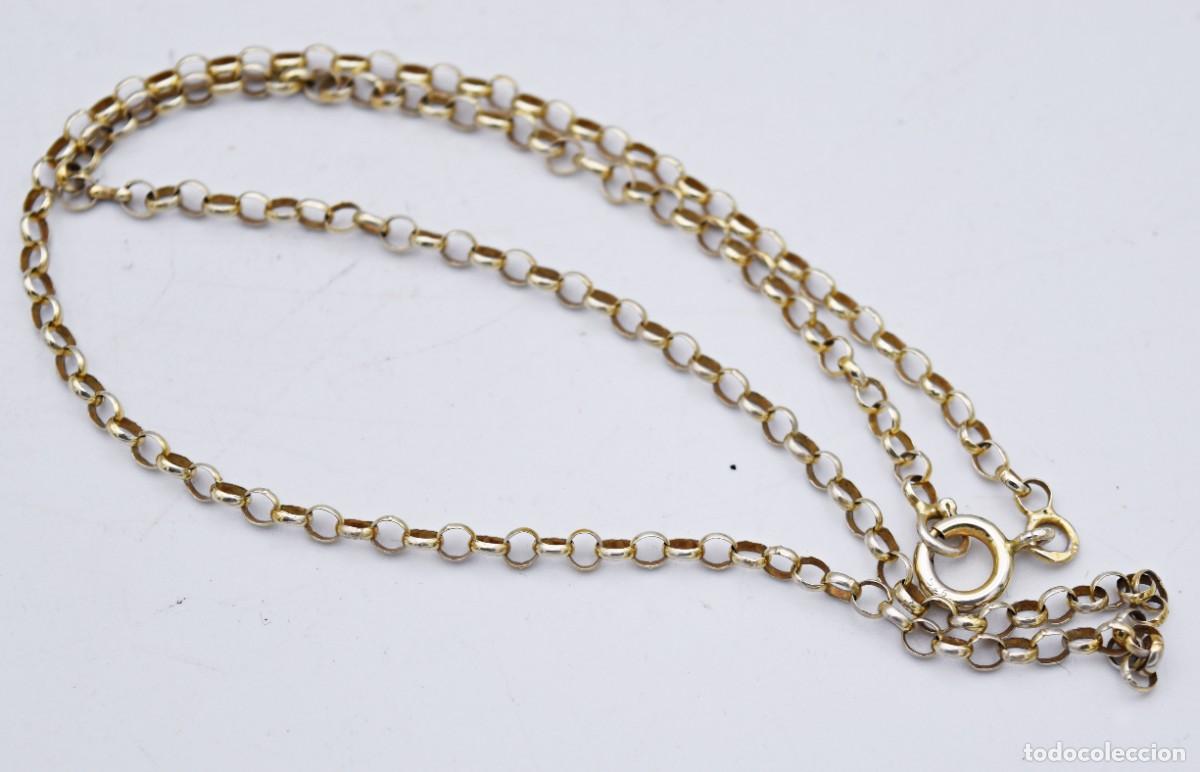 Joyeria: Gargantilla cadena de plata ba&ntilde;ada - Foto 3