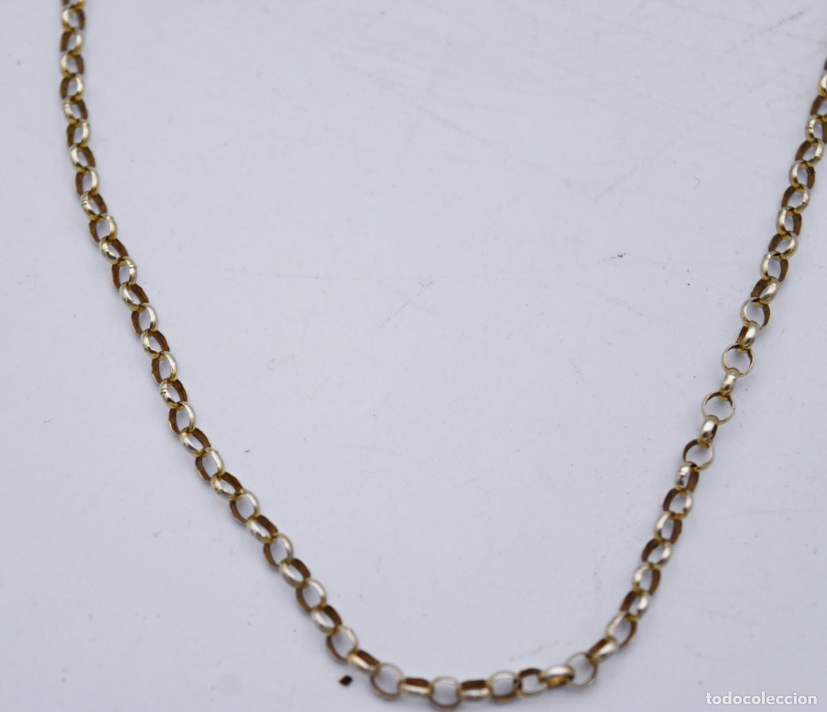 Joyeria: Gargantilla cadena de plata ba&ntilde;ada - Foto 5