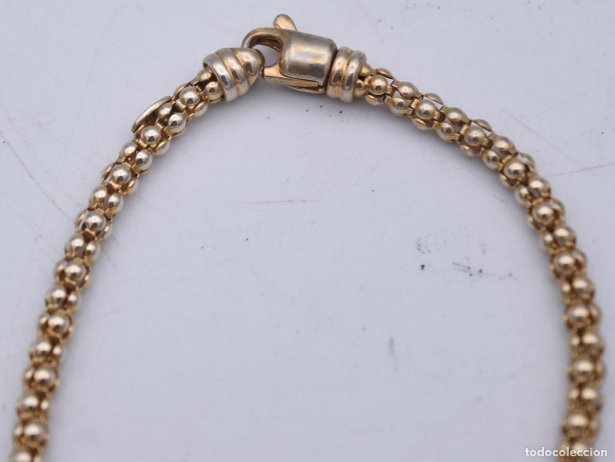 Joyeria: Pulsera de plata contrastada ba&ntilde;ada en oro - Foto 3