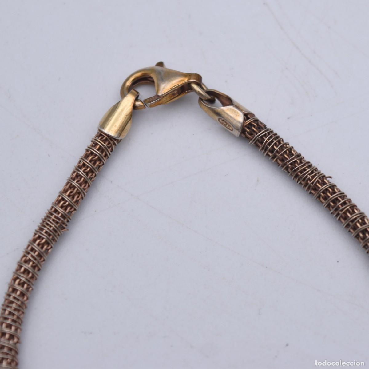 Joyeria: Pulsera de plata contrastada ba&ntilde;ada en oro - Foto 3