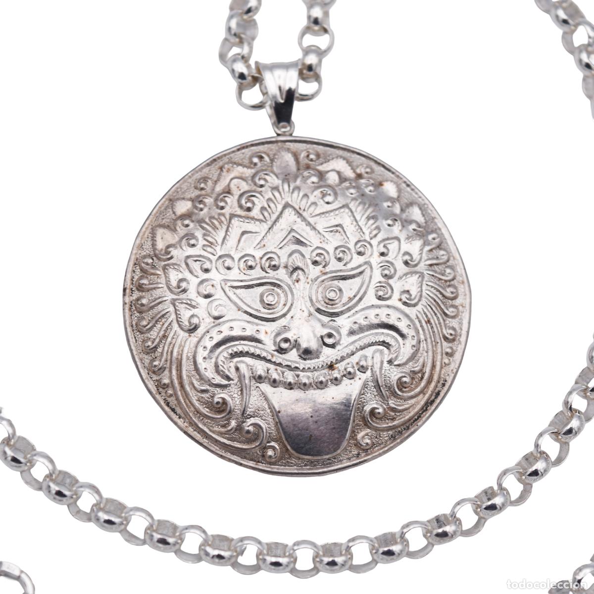 Gioielleria: Medall&oacute;n con cadena - Plata