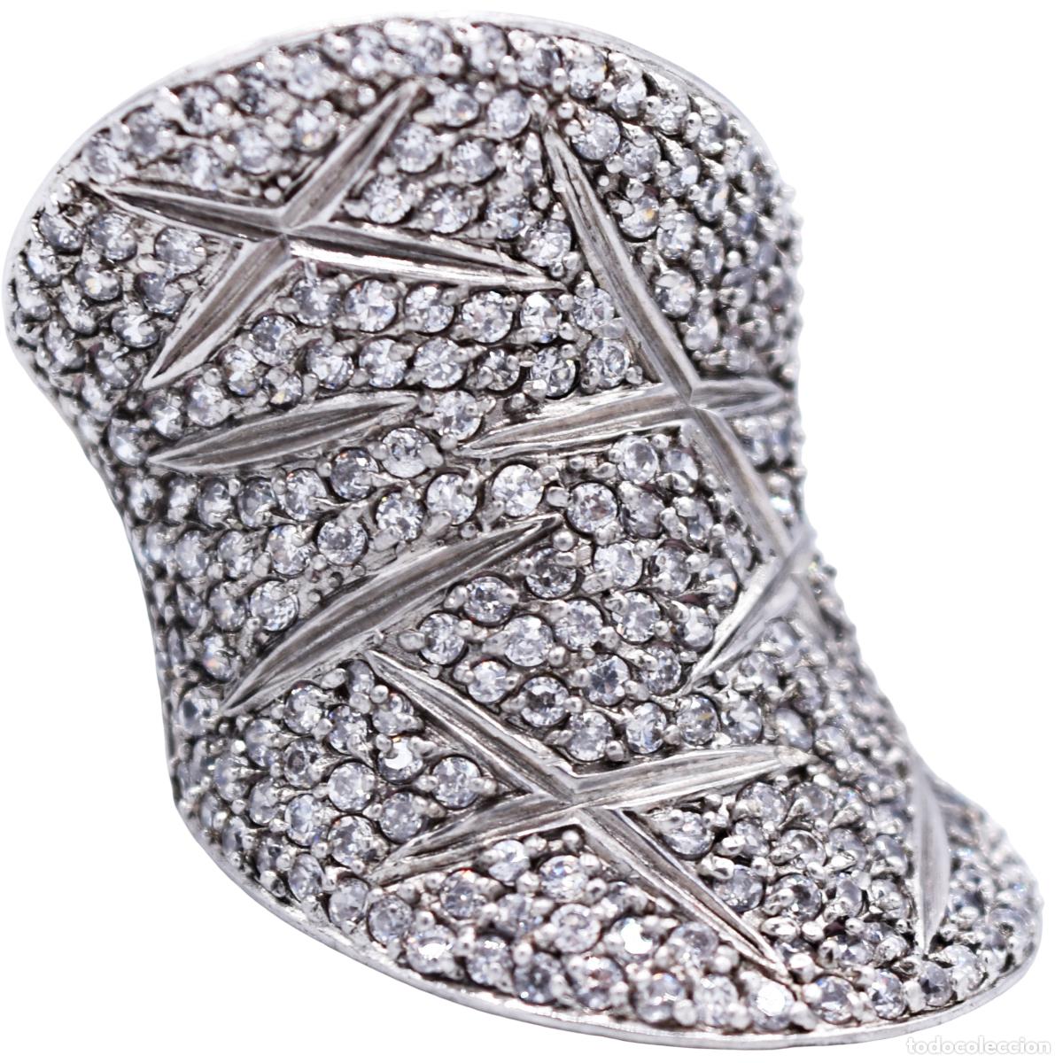 Joyeria: Anillo plata ley con circonitas - Foto 1