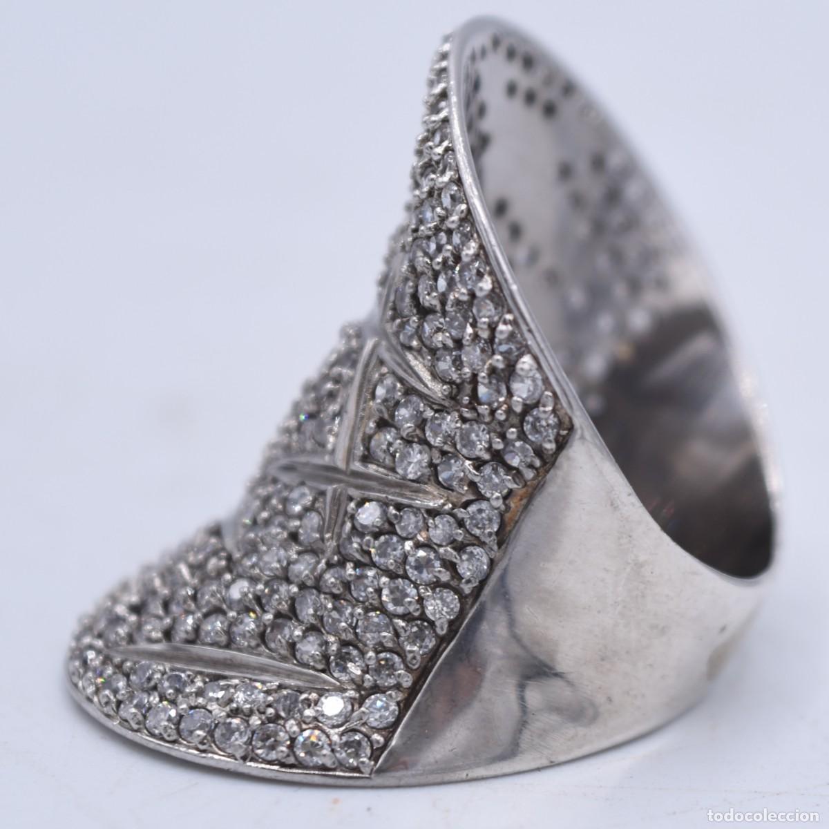 Joyeria: Anillo plata ley con circonitas - Foto 3