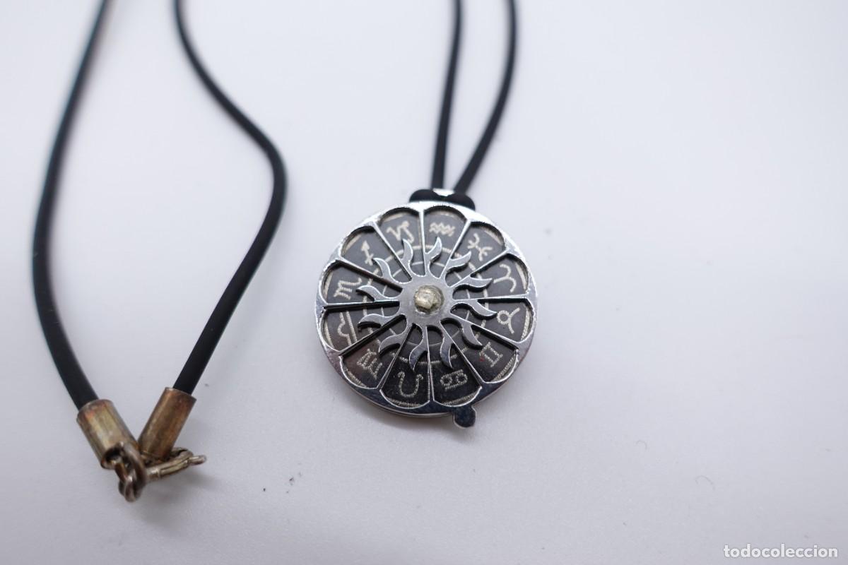 Gioielleria: COLGANTE SOL ZODIACO ASTROL&Oacute;GICO GIRATORIO METAL CON CORD&Oacute;N NUEVO DE TIENDA