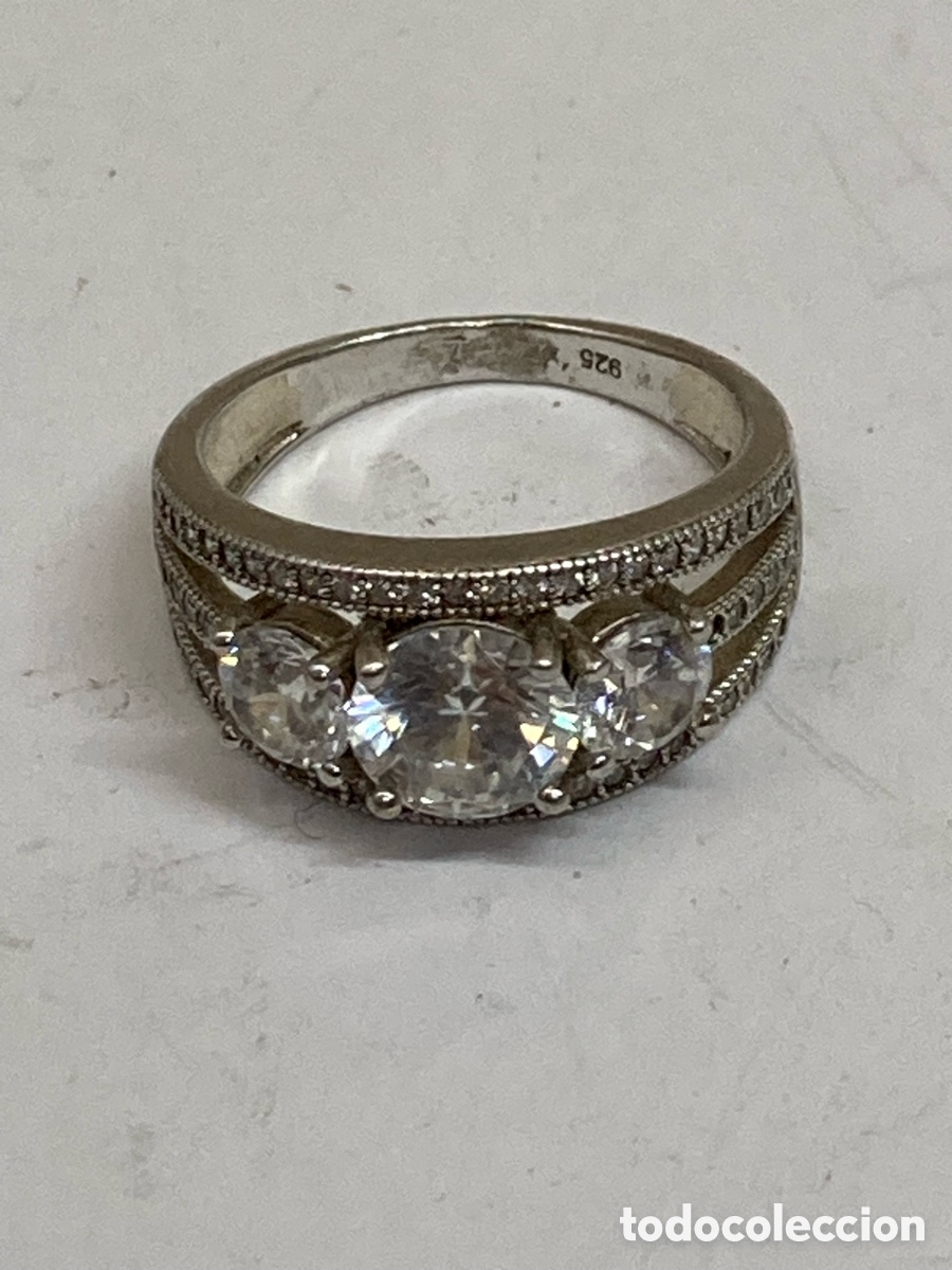 Joyeria: Anillo de plata engastado S502