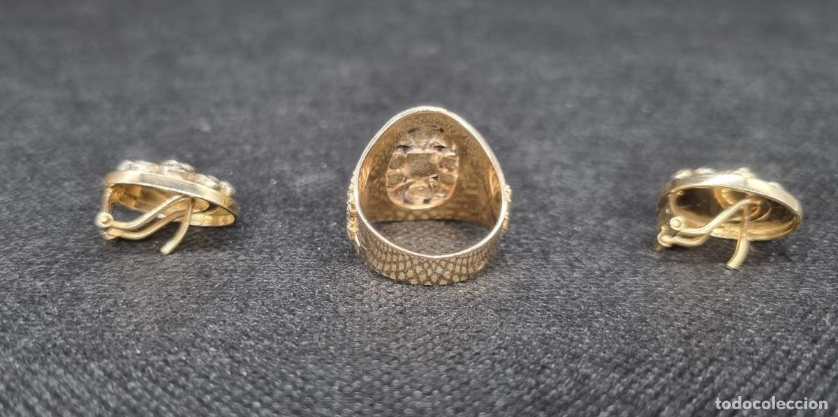 Joyeria: Conjunto de oro, diamantes y esmeraldas - Foto 4