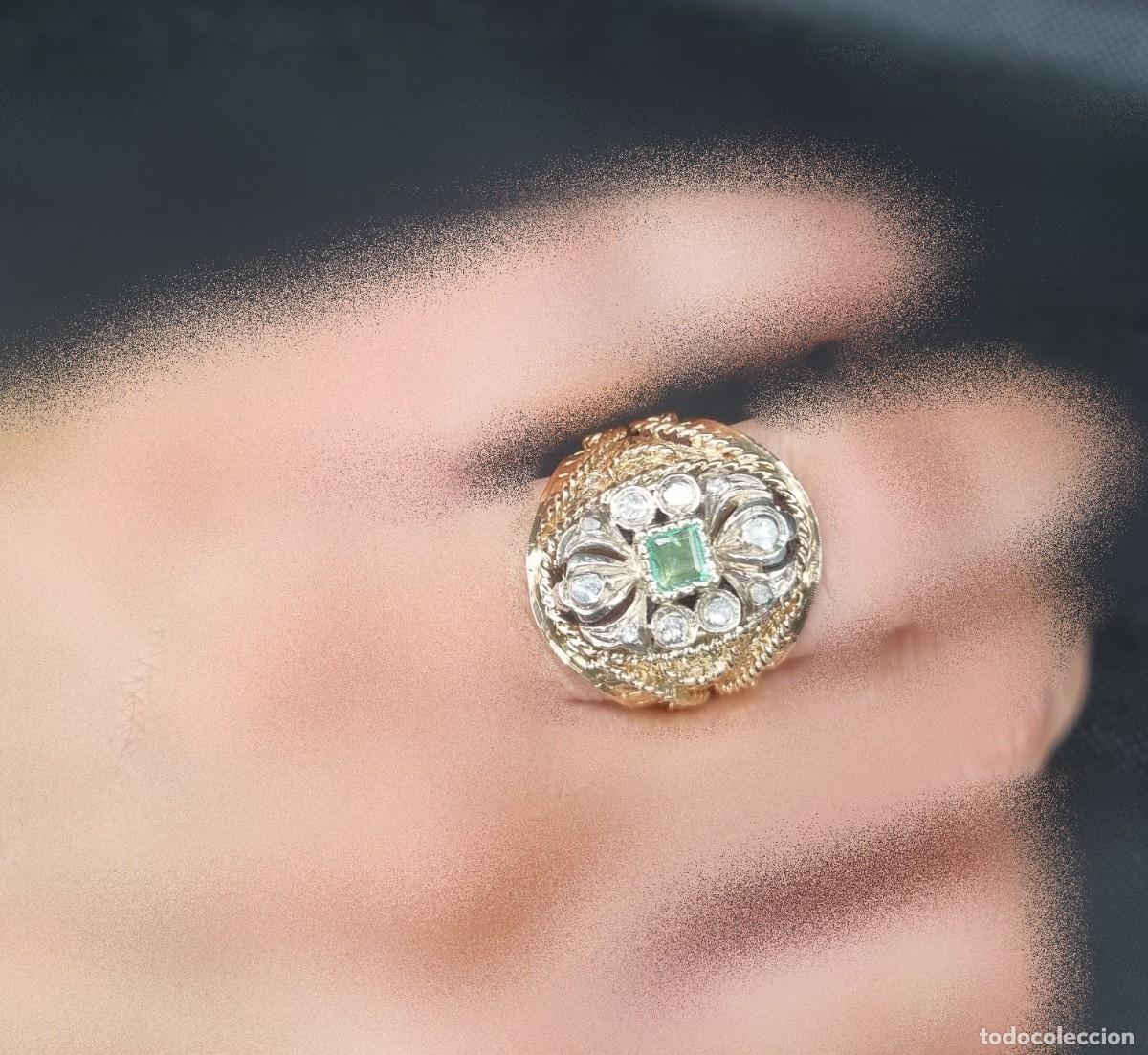 Joyeria: Conjunto de oro, diamantes y esmeraldas - Foto 7