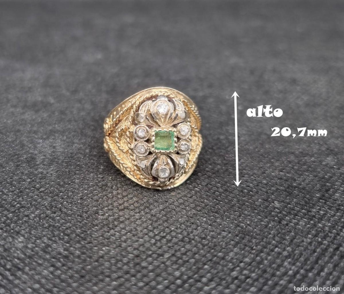 Joyeria: Conjunto de oro, diamantes y esmeraldas - Foto 8