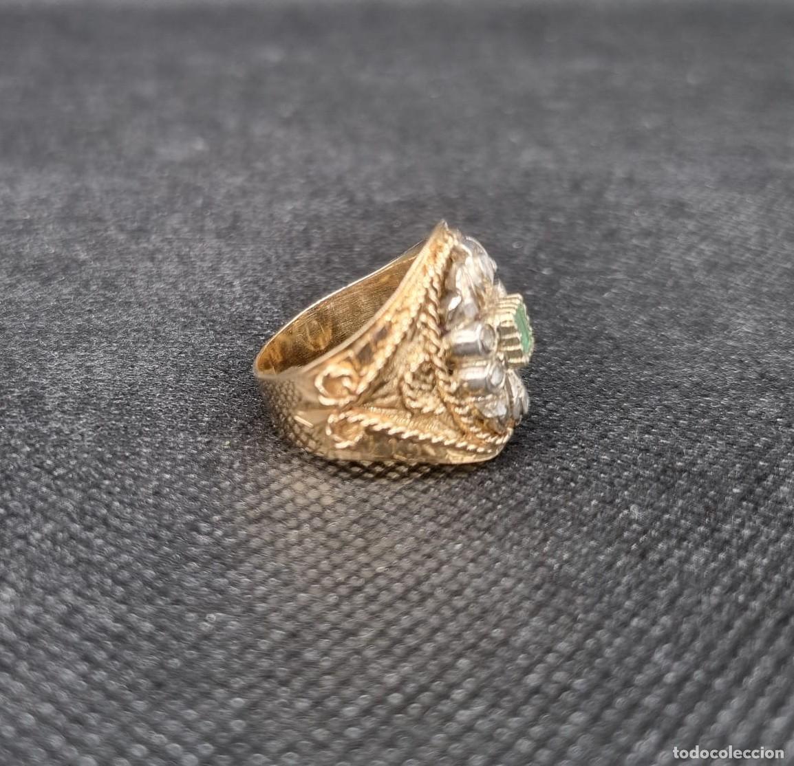 Joyeria: Conjunto de oro, diamantes y esmeraldas - Foto 12
