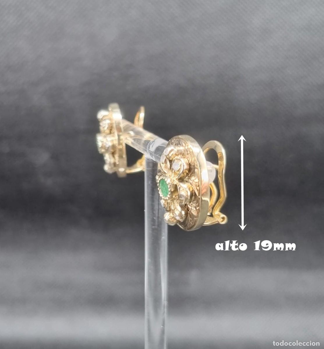 Joyeria: Conjunto de oro, diamantes y esmeraldas - Foto 13