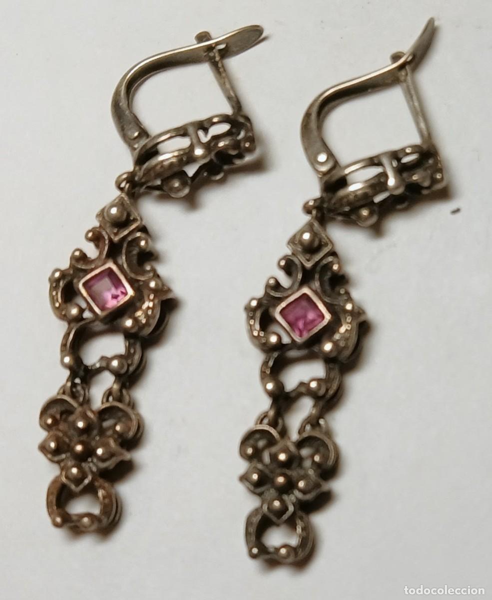Schmuck: PRECIOSOS PENDIENTES PLATA LEY DE 925, POR LA PROCEDENCIA, A&Ntilde;OS 20, ENV&Iacute;O CERTIFICADO GRATIS.