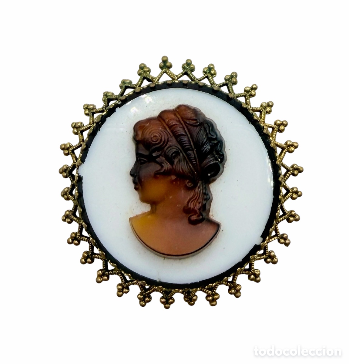 Gioielleria: Broche Camafeo Dorado