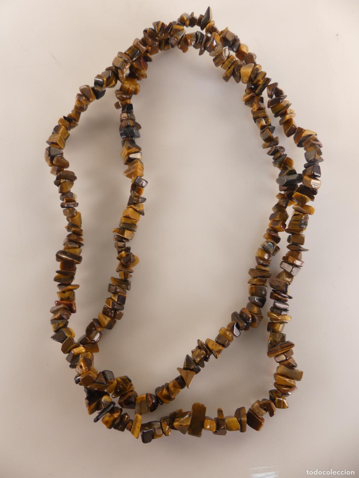 Joaillerie: Collar de Piedras Naturales Color Ambar