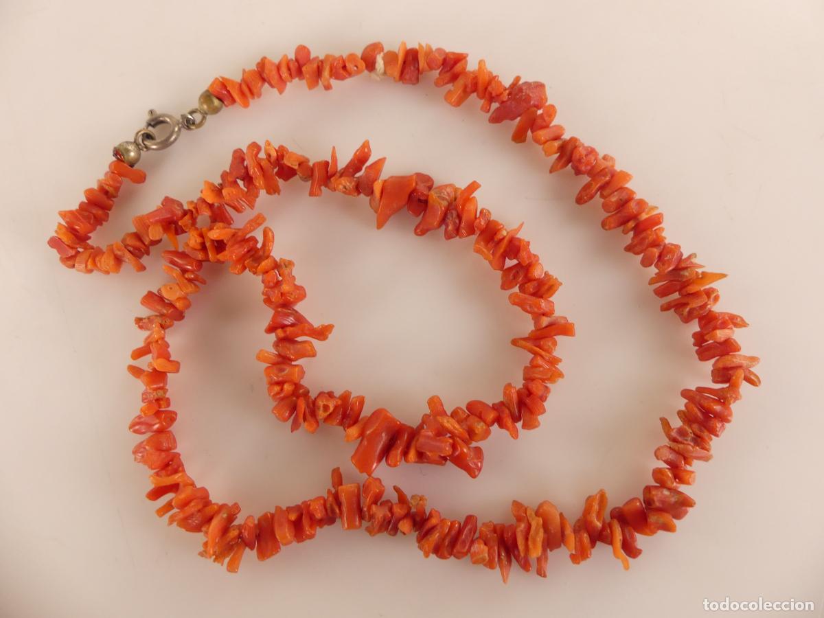 Joaillerie: Collar de Piedras Naturales Color Naranja