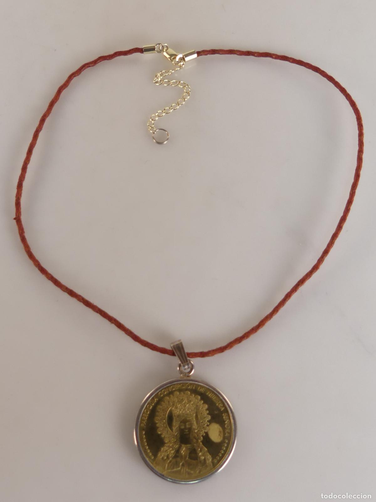 Schmuck: Collar con Colgante Religioso 925